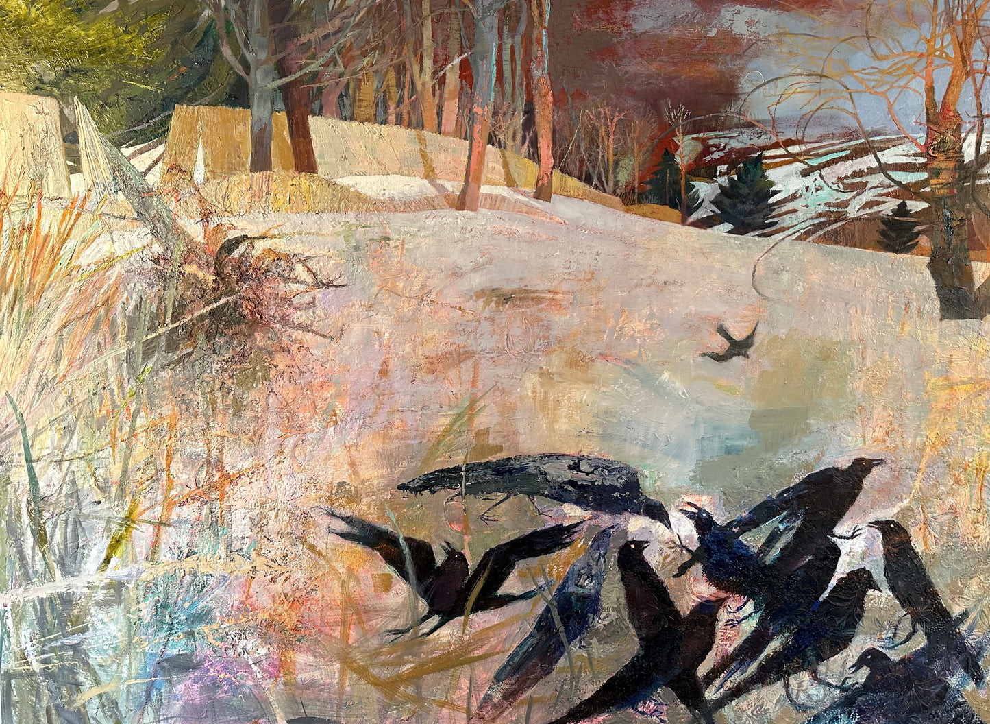 Winter Crows