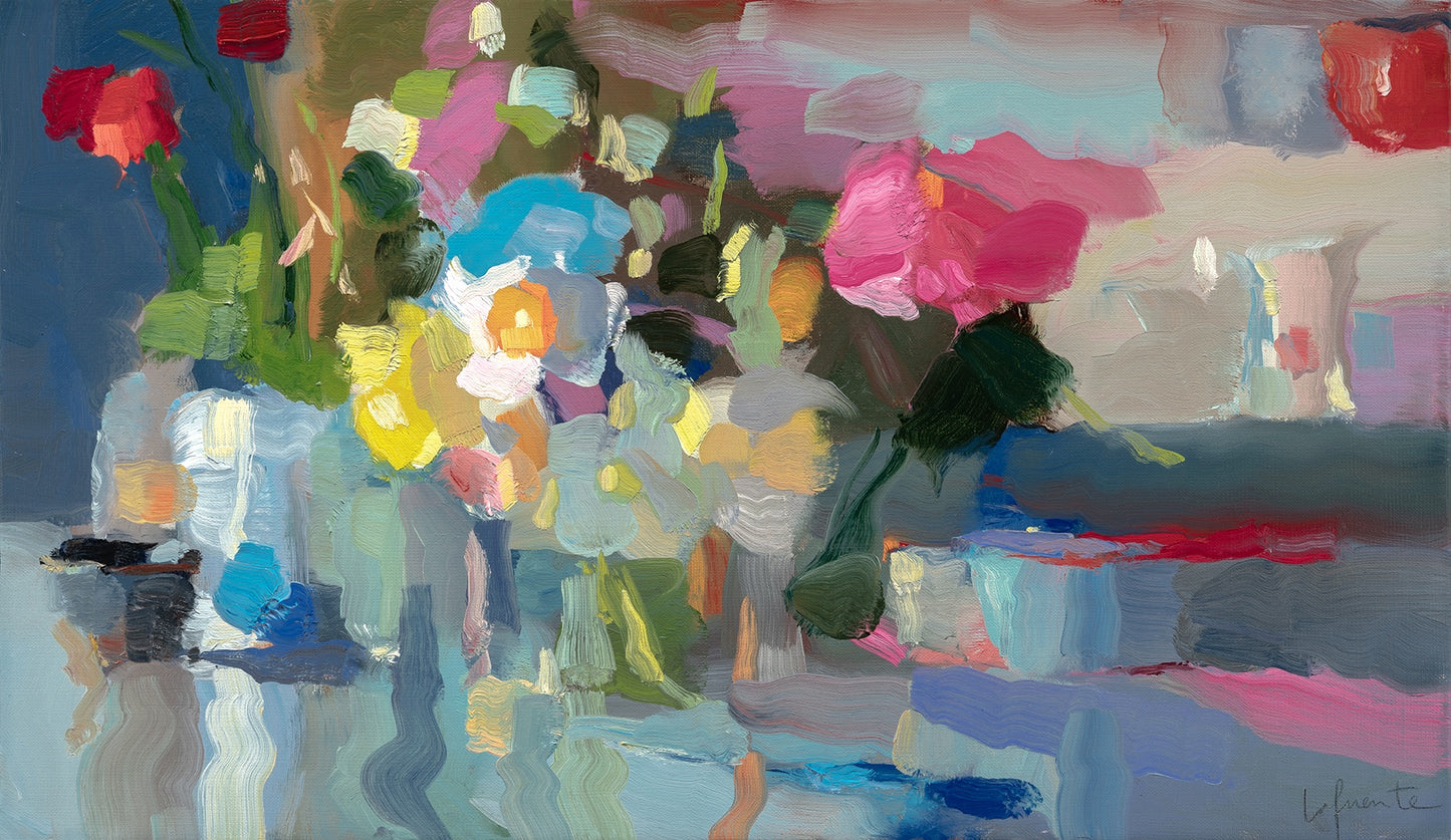 Daffodils, Peony, Enamel Pot, and Creamer