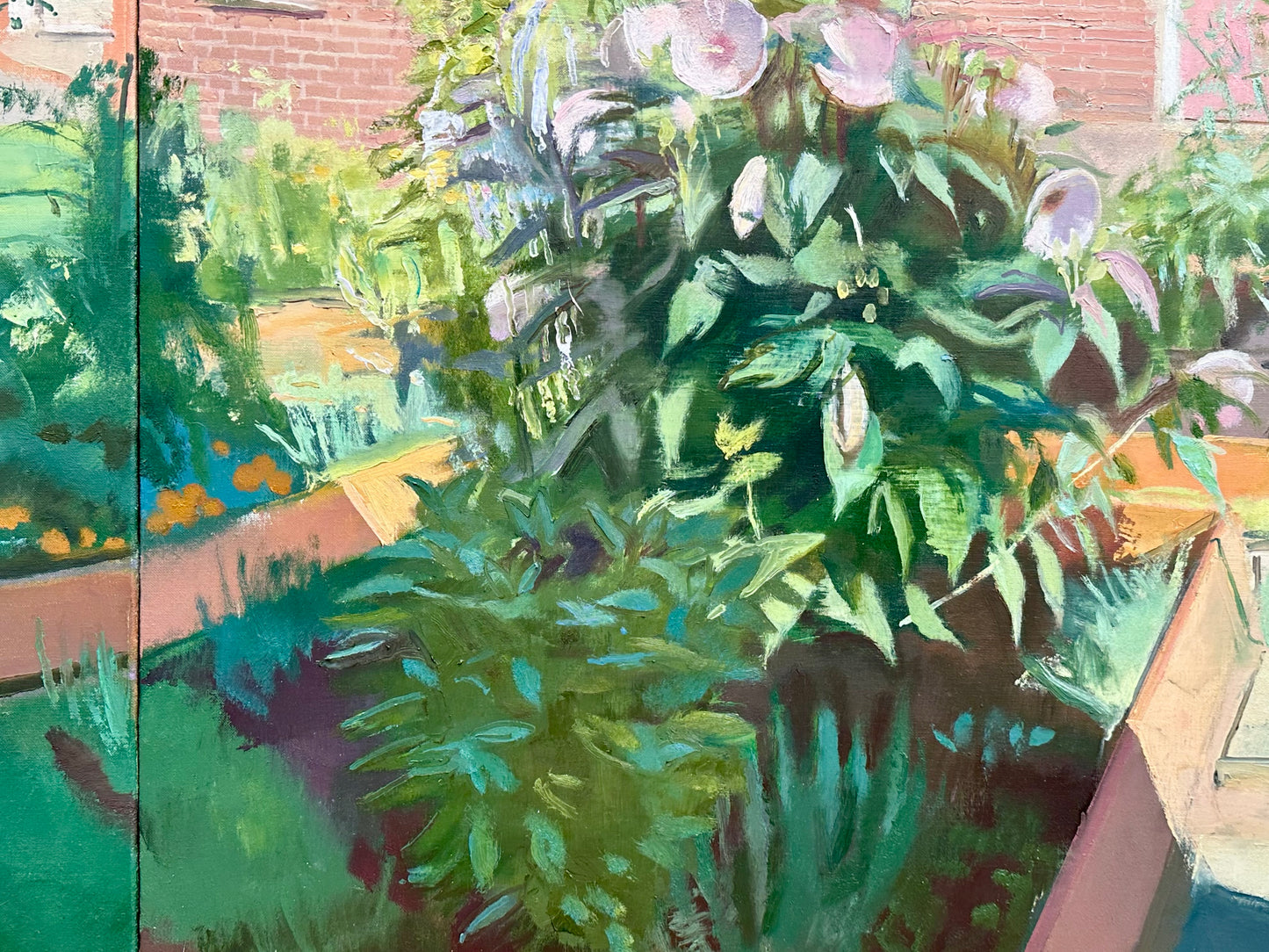 Marigolds And Hibiscus