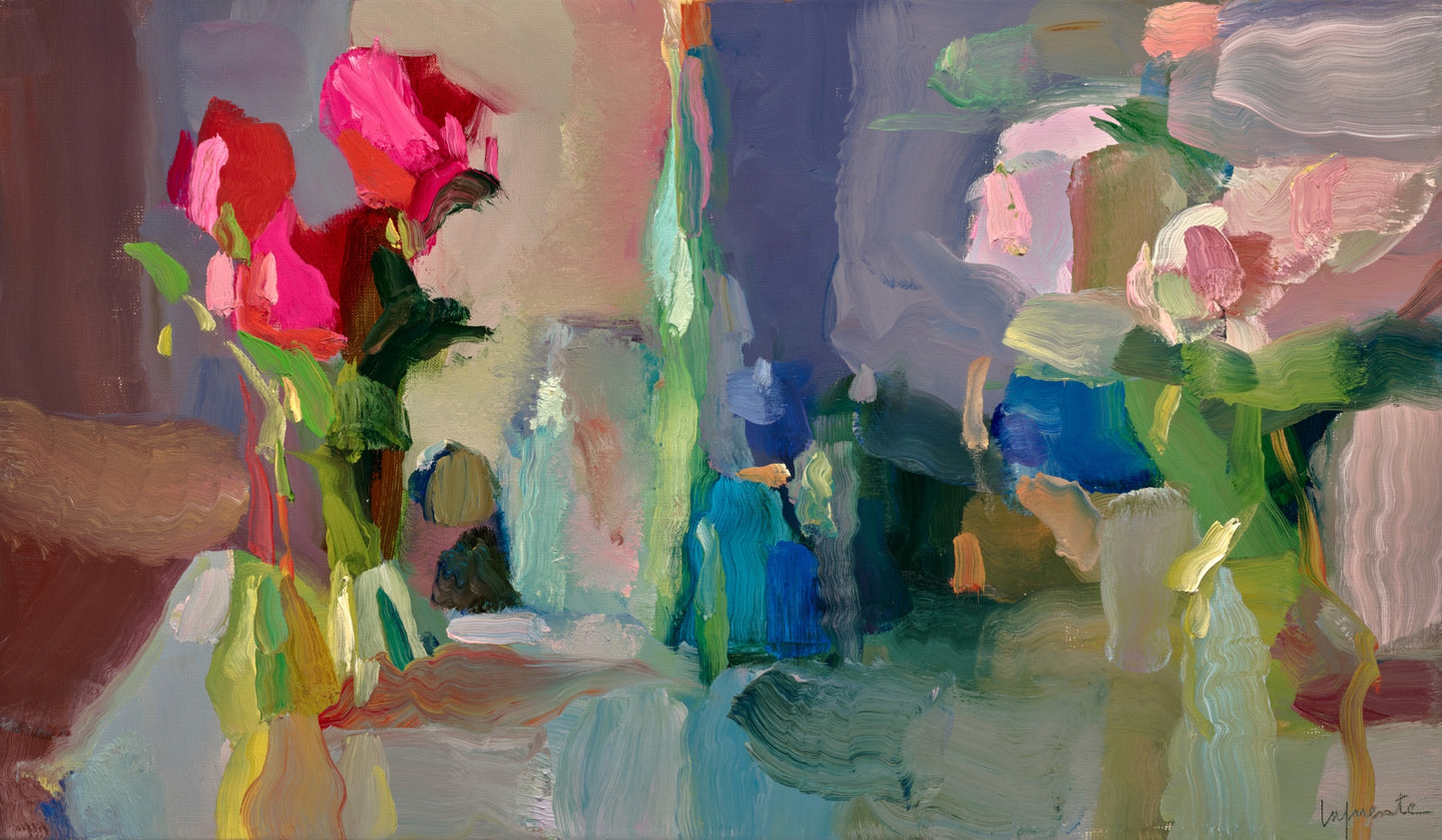 Pink and White Peonies