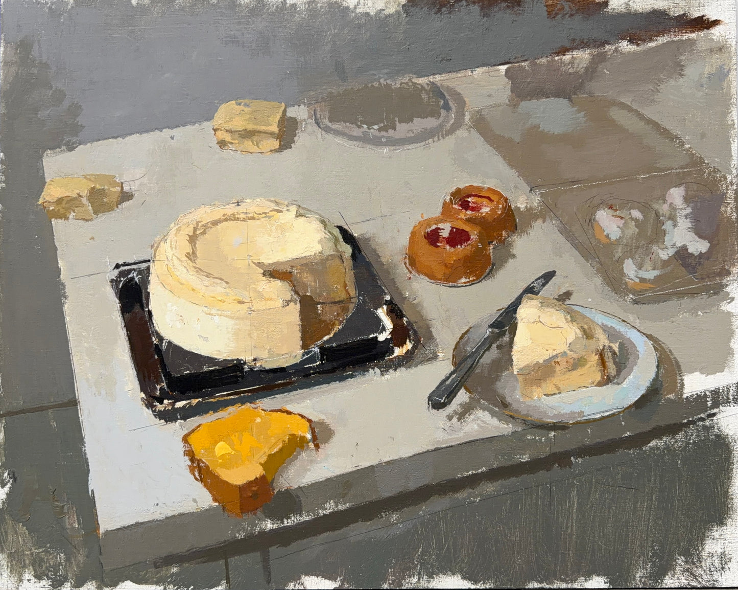 Yellow Cake Still Life