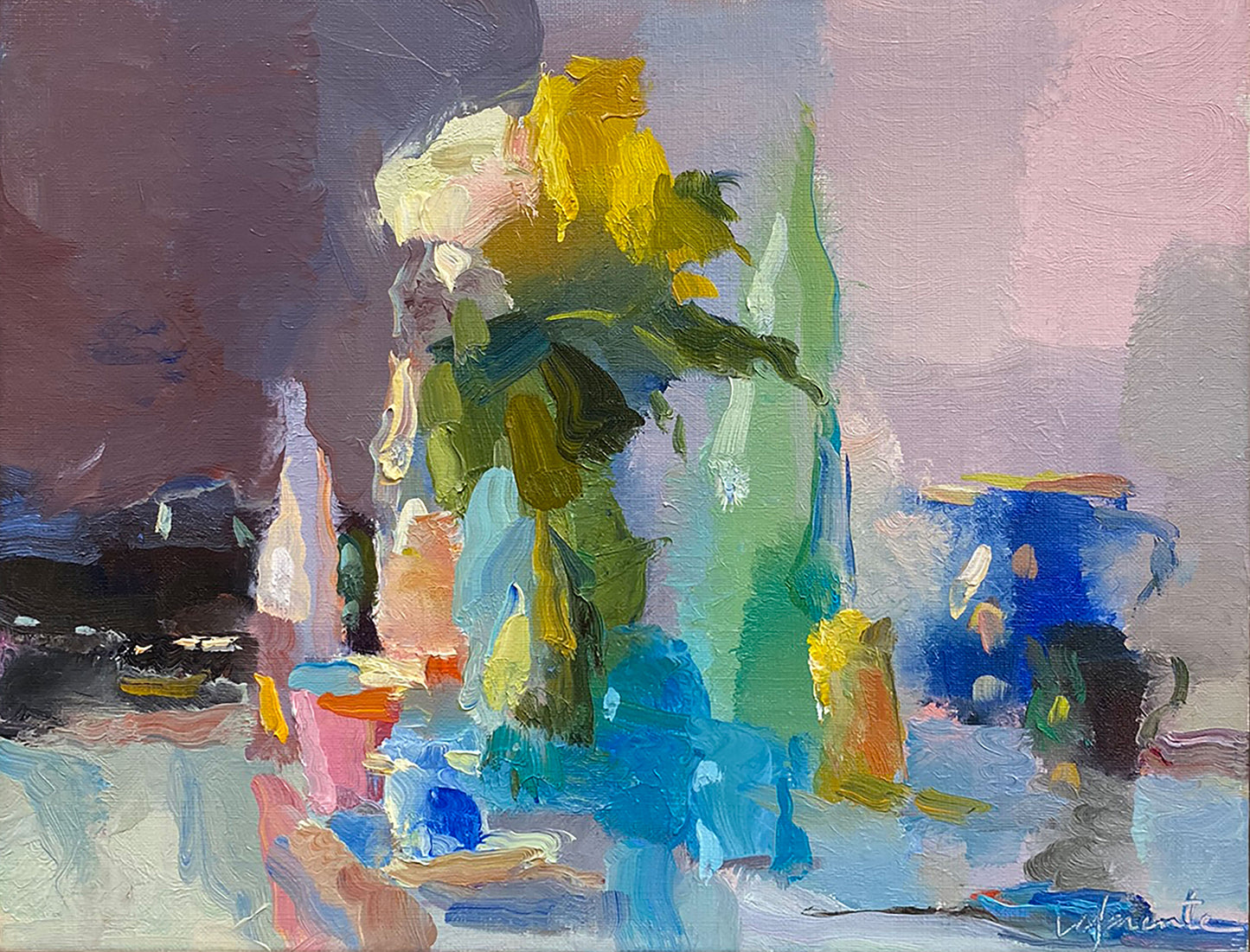 Bottles, Teacups, And Roses