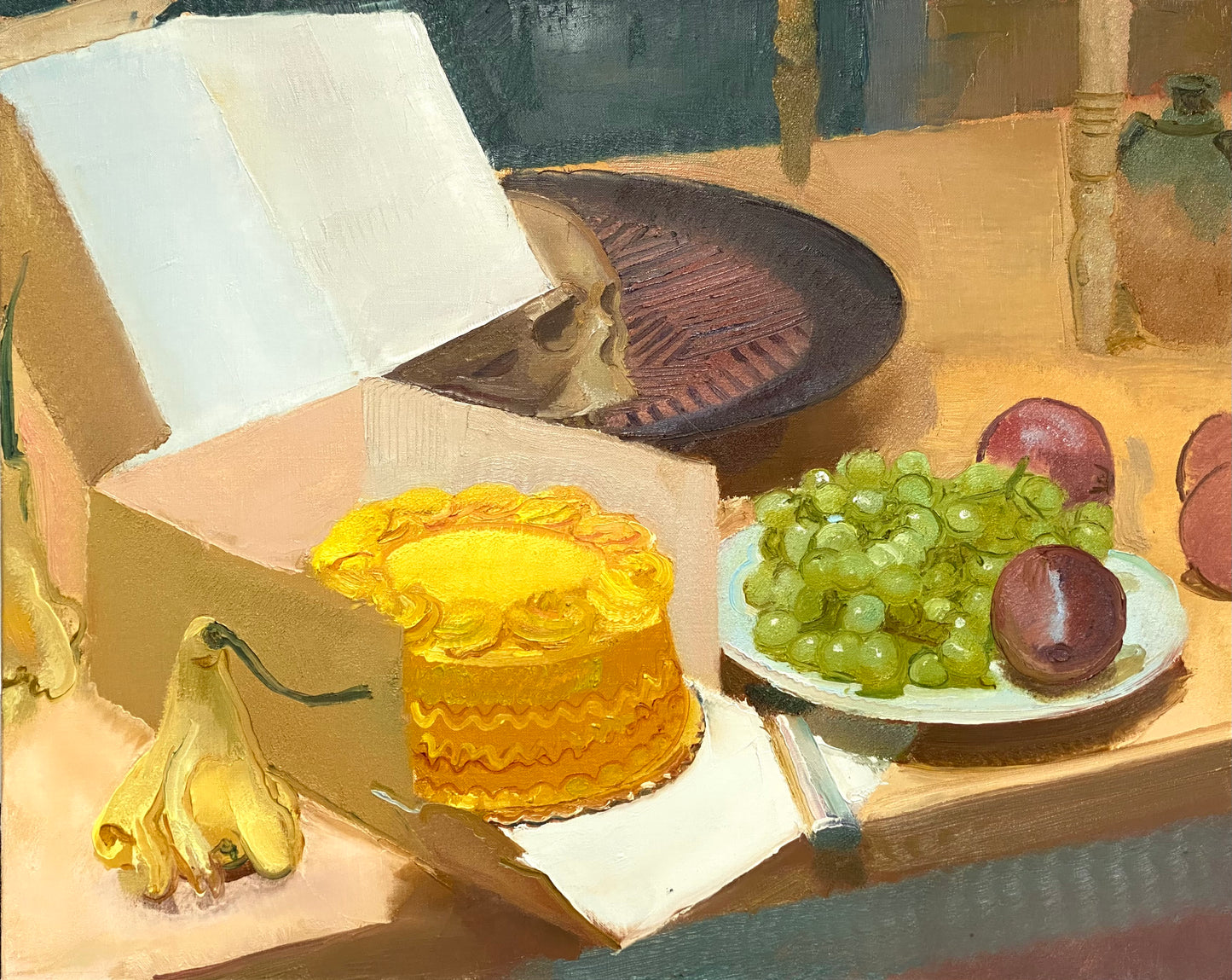 Cake And Grapes