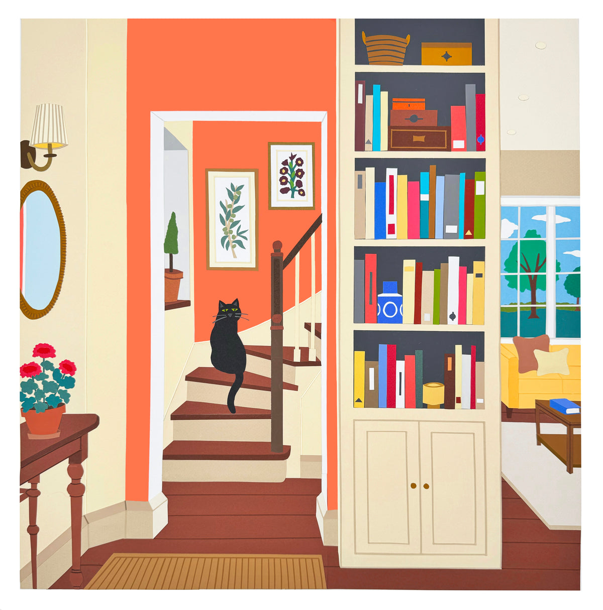 A Pause on the Stairs