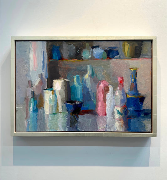 Bottles and Chinese Vase