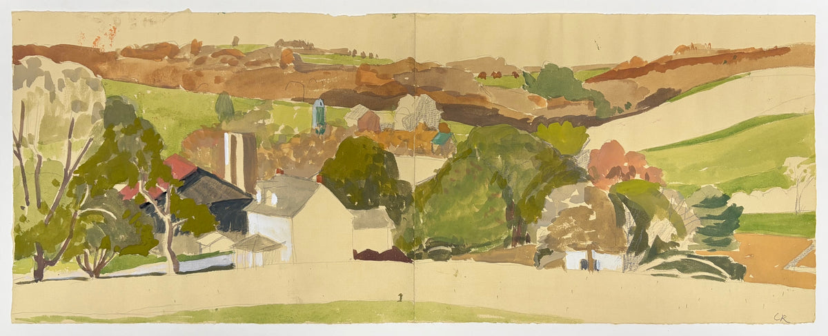 Chester County (Gouache On Paper)