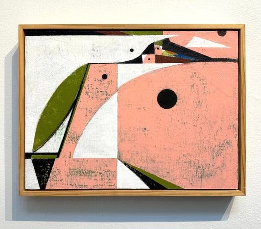 Flock 12 (Pink and Green with White and Black)