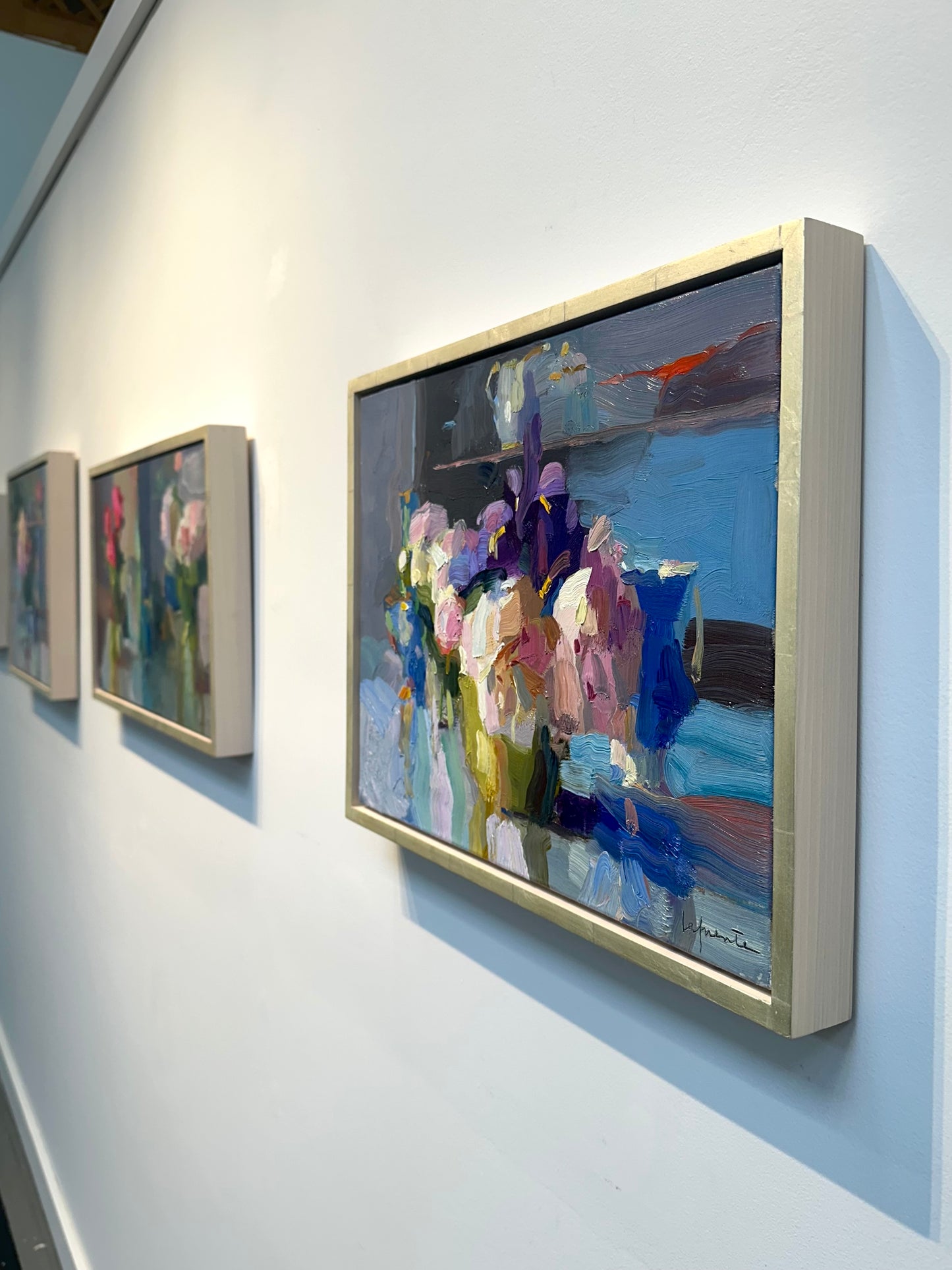 Iris, Peonies, and Painters Cabinet