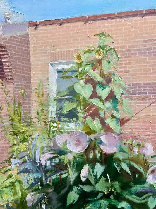 Marigolds And Hibiscus