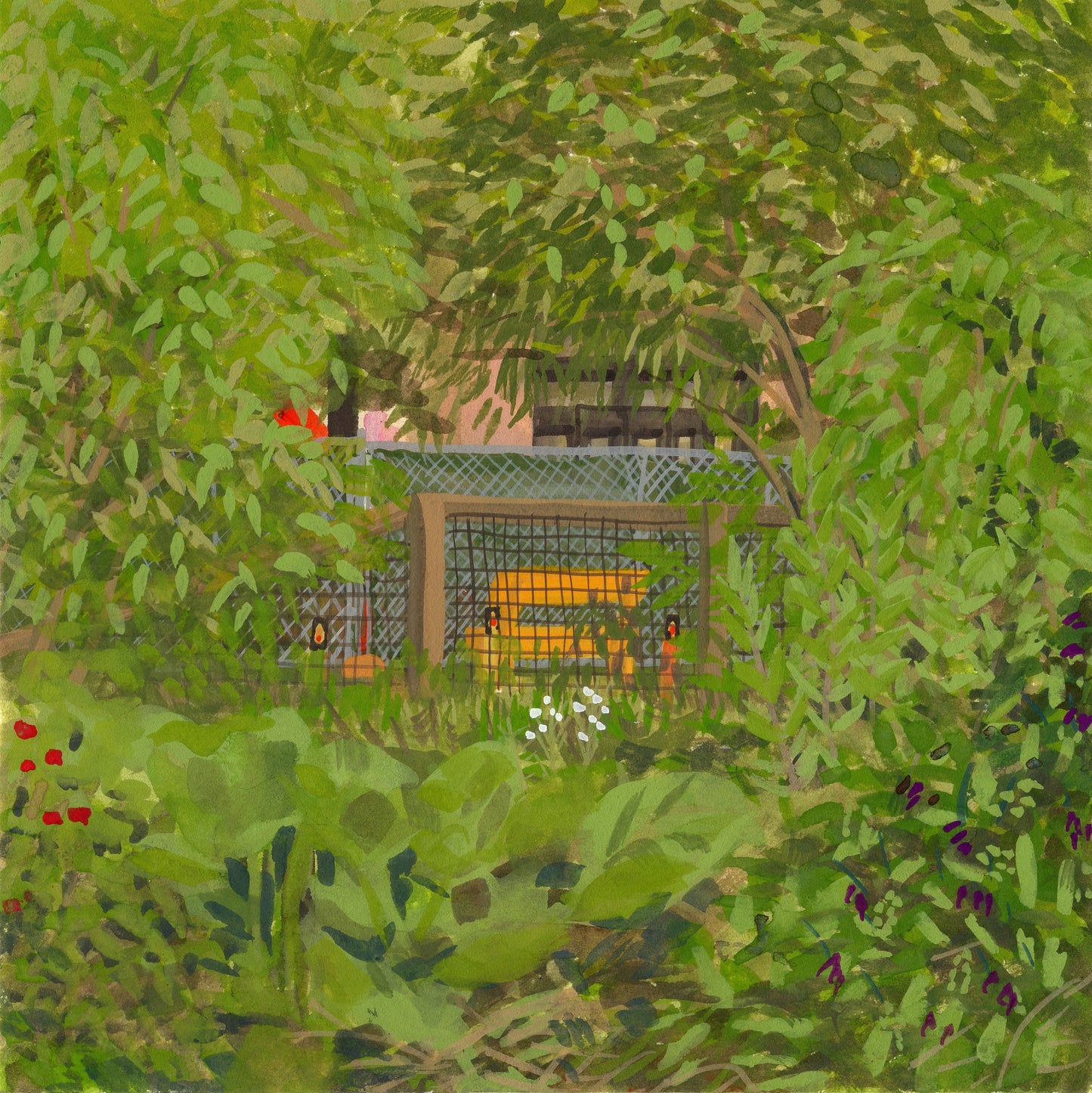 Yellow Bench