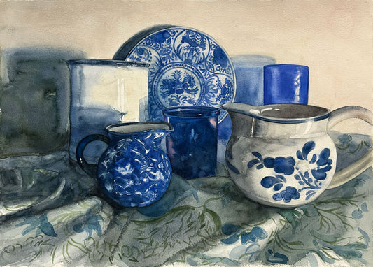 Blue And White Dishes