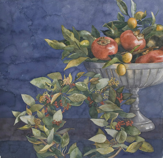 Still Life With Propped Up Wreath